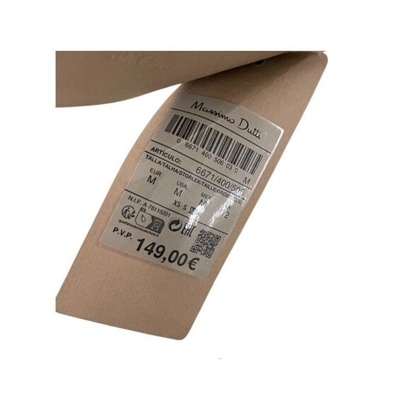 Massimo Dutti Womens Flowing Trench Jumpsuit Size M Khaki Wide Leg 6671/400 NWD - Picture 5 of 10